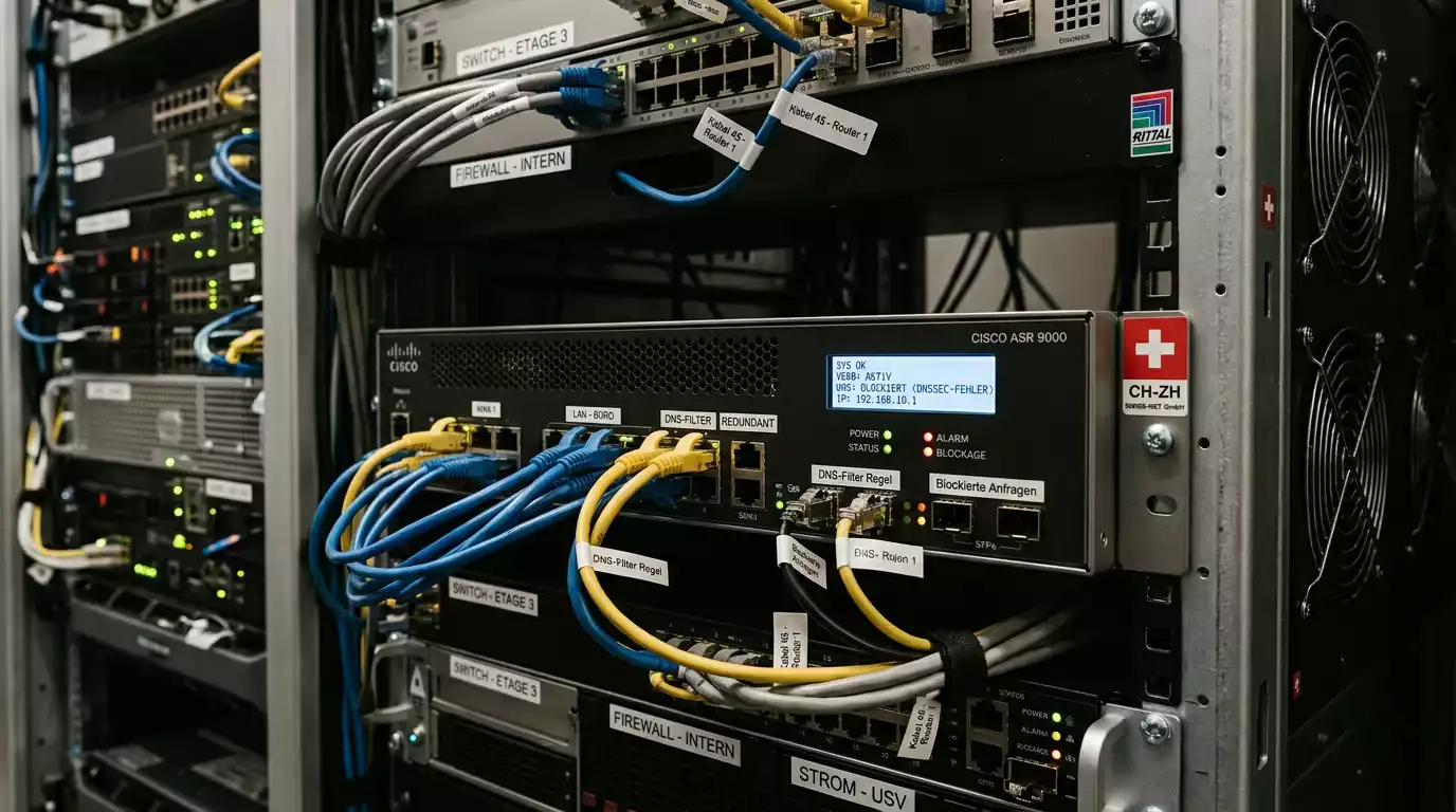 Technische Netzsperre für Webseiten