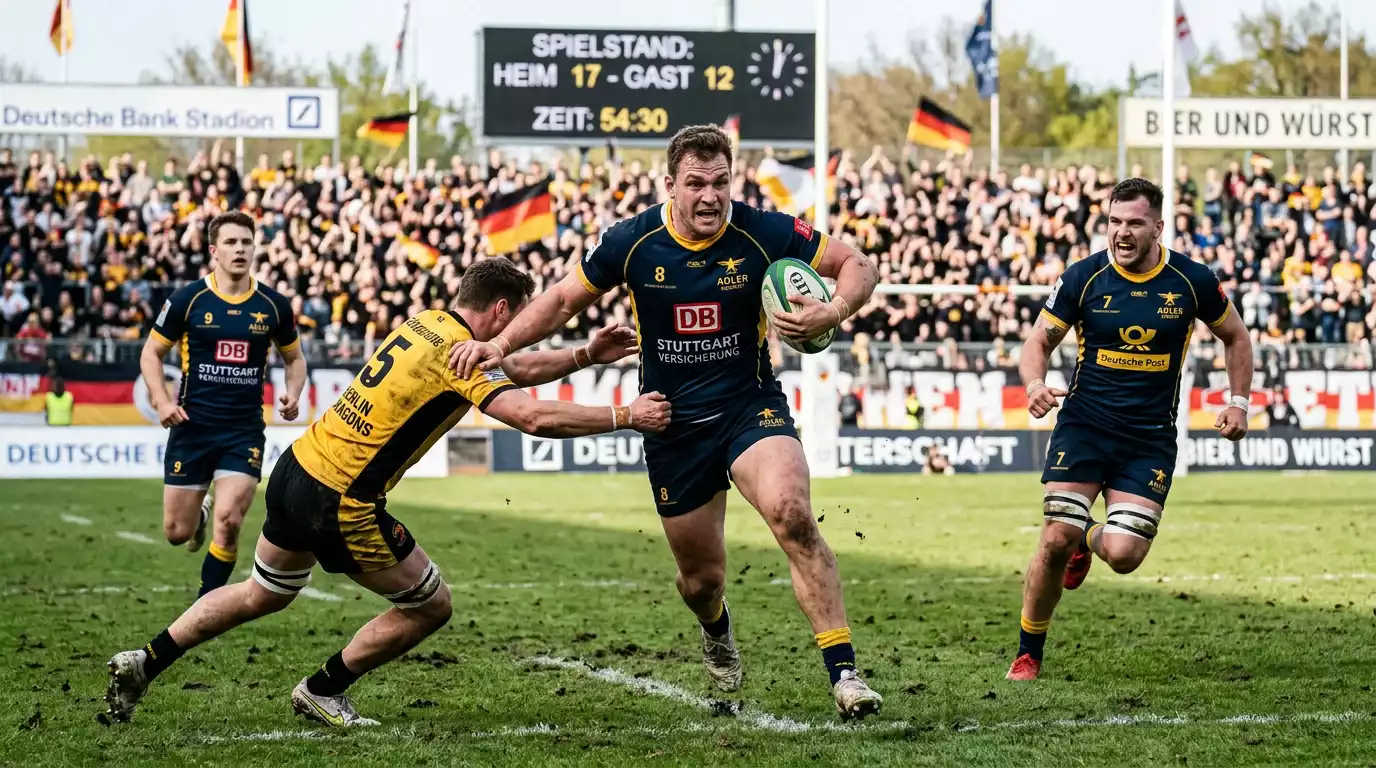 Spielsignale wie Raumgewinn und Ballbesitz im Rugby