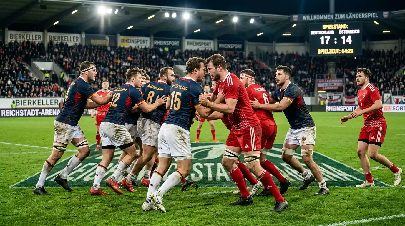 Klubs aus verschiedenen Ländern in einer Rugbyliga