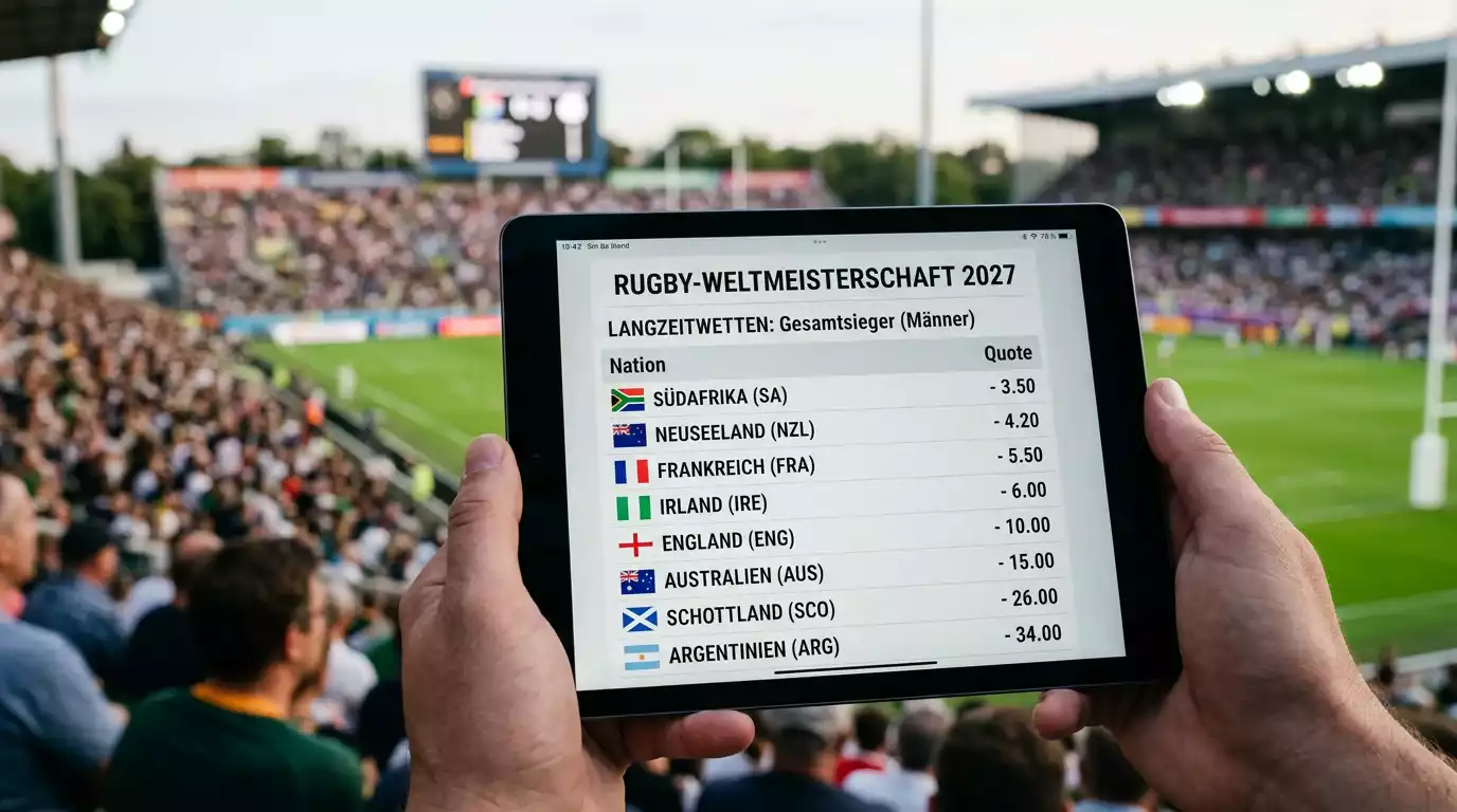 Langzeitwette auf den Weltmeister im Rugby