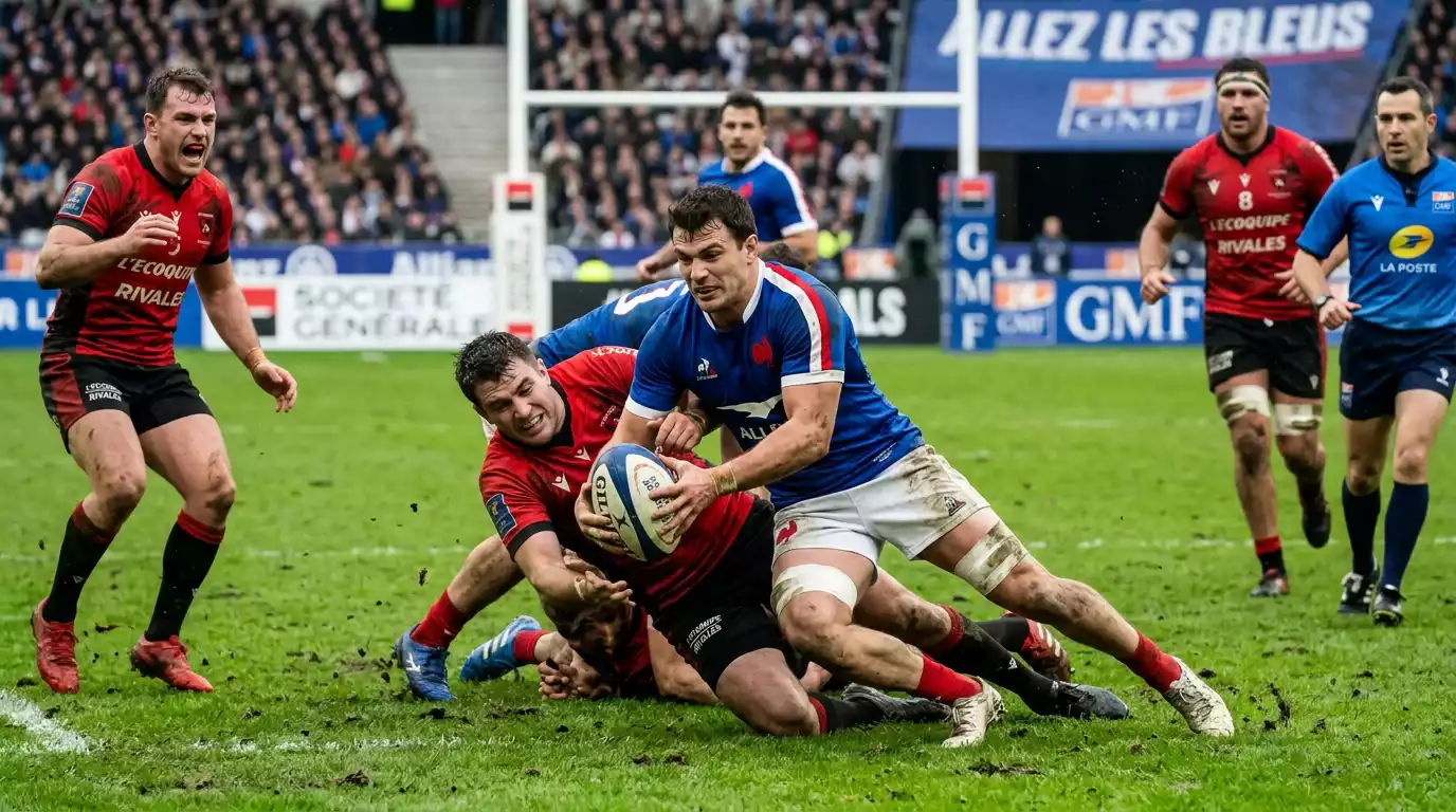 Balleroberung am Ruck im Rugby