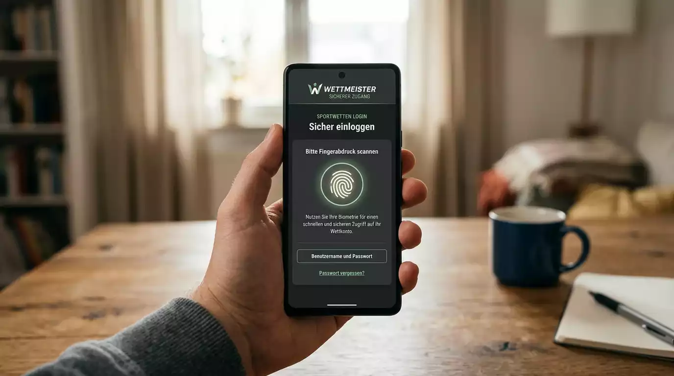 Sichere Anmeldung beim Online-Wettkonto