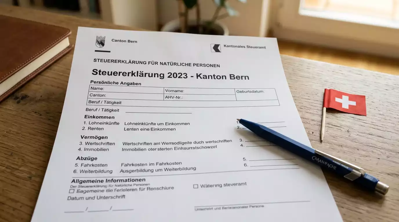 Dokument zum Steuerfreibetrag in der Schweiz